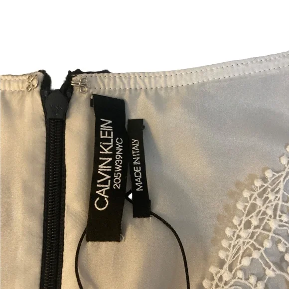 Calvin Klein 205W39NYC Black Vest w Lace Detail- Stunning- NWT! $990 original - Picture 7 of 11